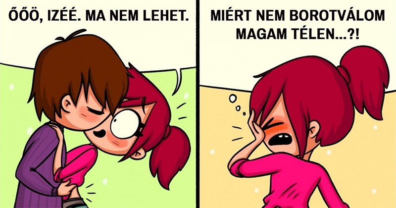 15 jópofa illusztráció, amely megmutatja, hogy mennyire nehéz lánynak lenni a téli hónapokban
